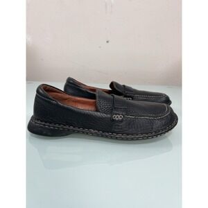 Born W3974 H3 Women's Size 8M Leather Loafers Brown Slip On Comfort